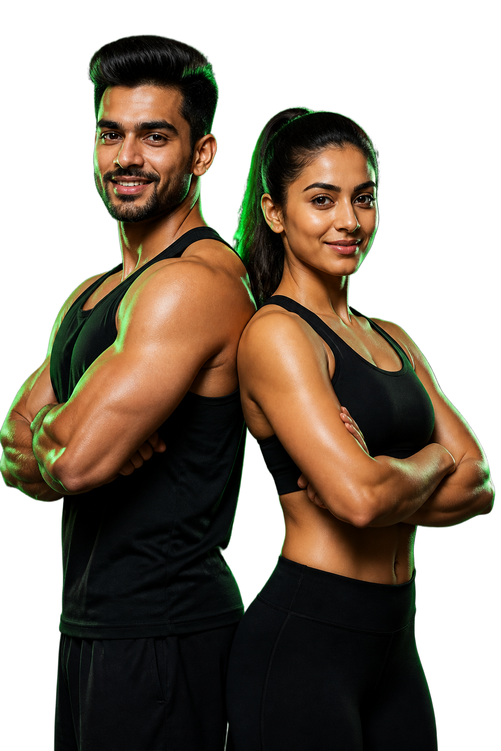 Two athletic models representing the PulsefitX community